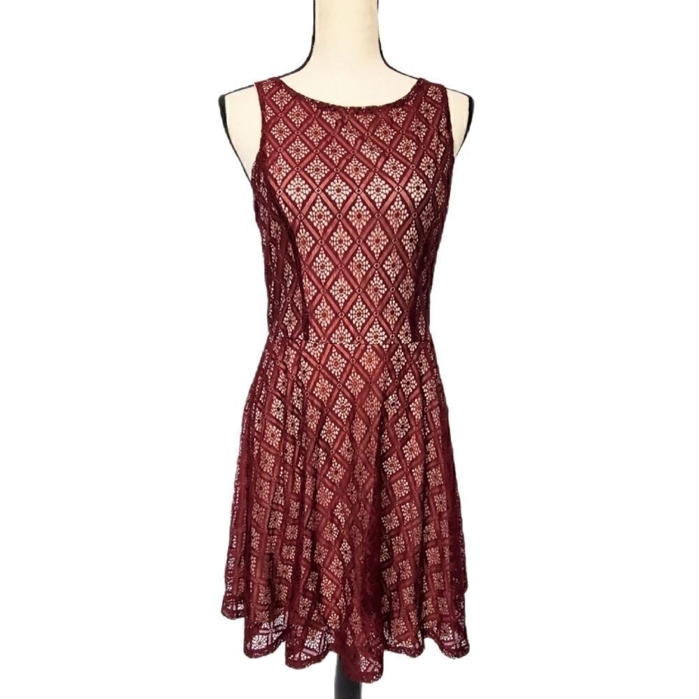 Gabriella Rocha Crochet Lace Zip Dress - Picture 5 of 11